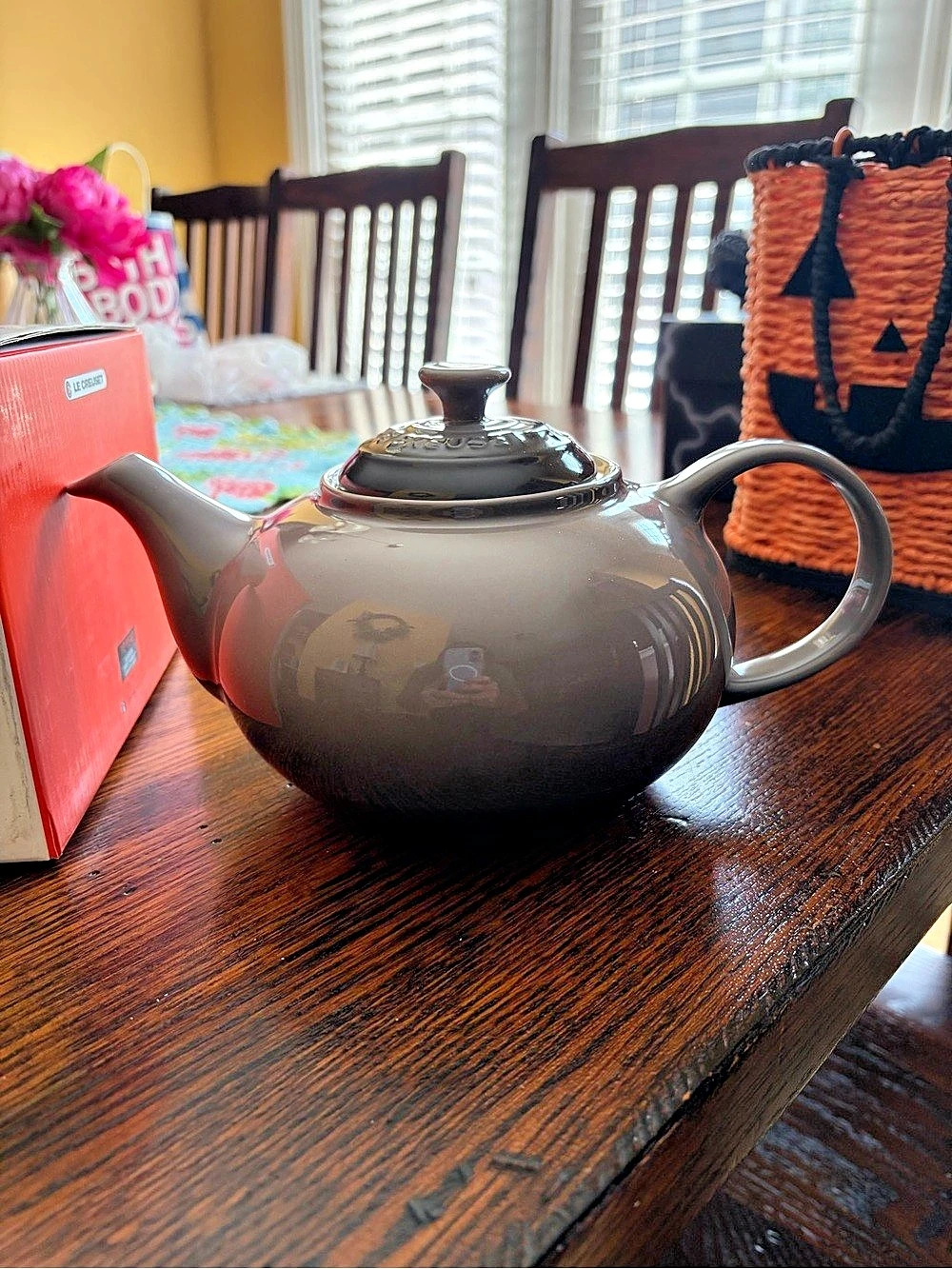 Le Creuset Classic Teapot Gray. New